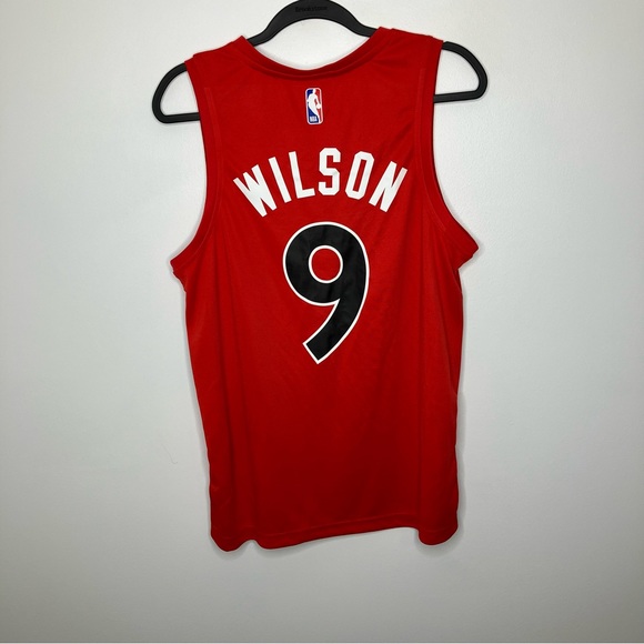 NWOT FANATICS D.J. Wilson Toronto Raptors Fast Break Replica Jersey Red Small - Picture 3 of 5